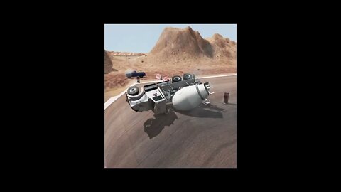 |MiniBeamNG/ Trucks vs Concrete Barrier #03 BeamNG.Drive #Shorts