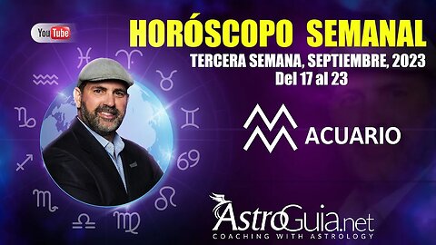 ♒#ACUARIO - Nuevas puertas abriéndose para ti. Tercera Semana de Septiembre 2023 ❤️🙏😍