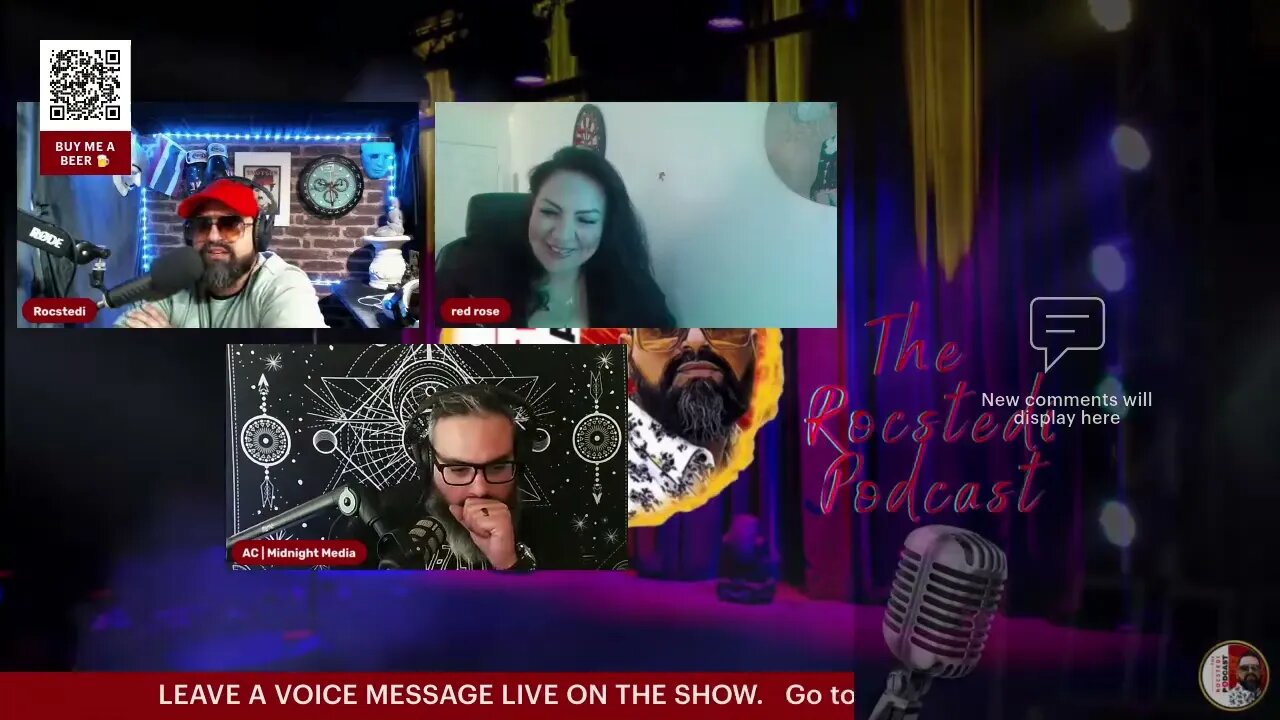 The Rocstedi Podcast 'Meet My M'FKN Friends B!TCH!' Ep.59 Mrs Red Rose and AC