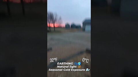 Rise with the 🔆 and embrace the chill! Start your day with #Earthing during these colder months.