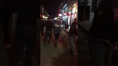 Walking Bourbon St - New Orleans French Quarter #shorts