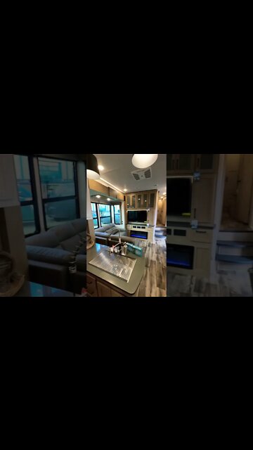 2023 Keystone Raptor 431 | 2 Full bath fifth wheel toy hauler with sectional sofa! #rv #shorts