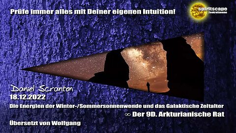 Die Energien der Winter-/Sommersonnenwende und das Galaktische Zeitalter – Der 9D Arkturianische Rat