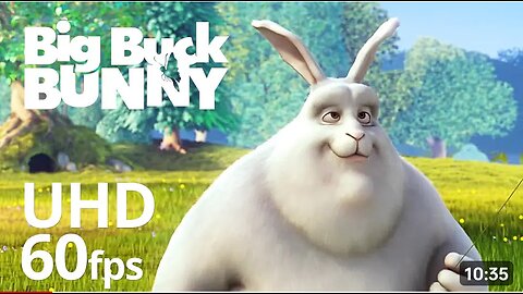 Big buck bunny 4k ultra hd video