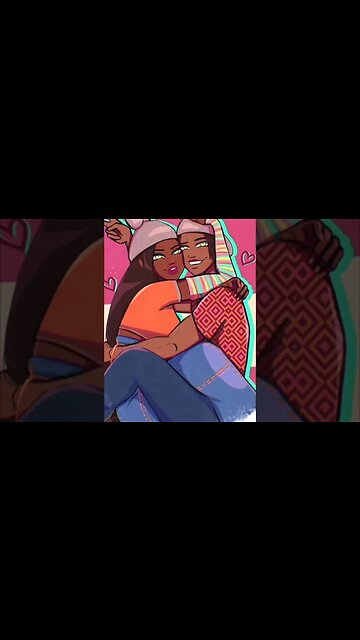 Bratz Digital art drawing Sasha and Dylan on Procreate