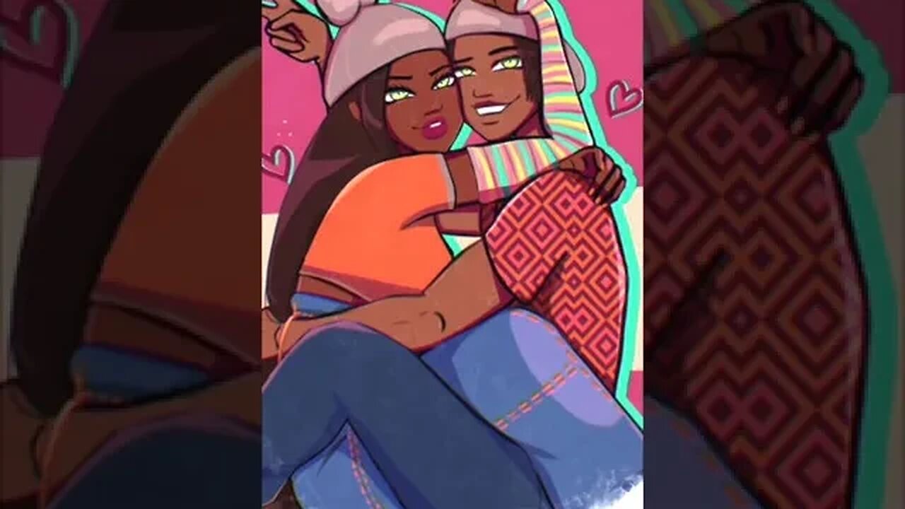 Bratz Digital art drawing Sasha and Dylan on Procreate