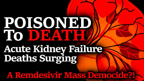 MASS MURDERING With Remdesivir?! Mass Extermination By Fauci & The Pharma Complex?