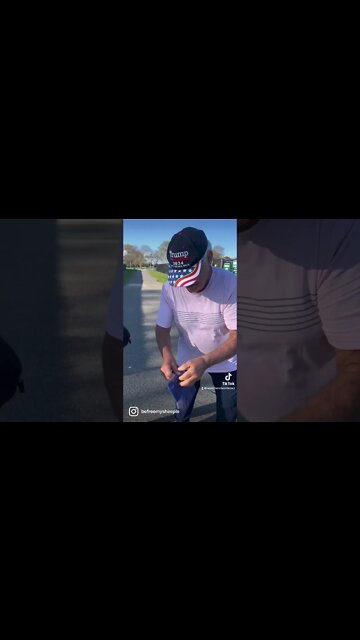 Guy was wearing a Trump2024 hat so I gave him a gift