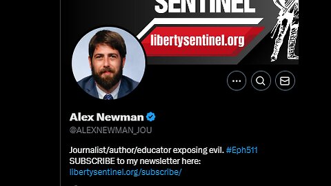 ALEX NEWMAN INTENTIONALLY OMITS TRUTH BECAUSE IT DOESN'T FIT HIS NARRATIVE