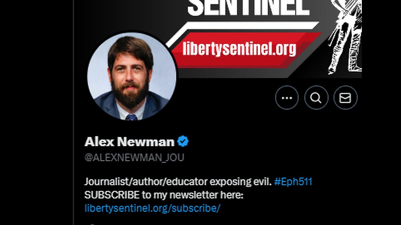 ALEX NEWMAN INTENTIONALLY OMITS TRUTH BECAUSE IT DOESN'T FIT HIS NARRATIVE