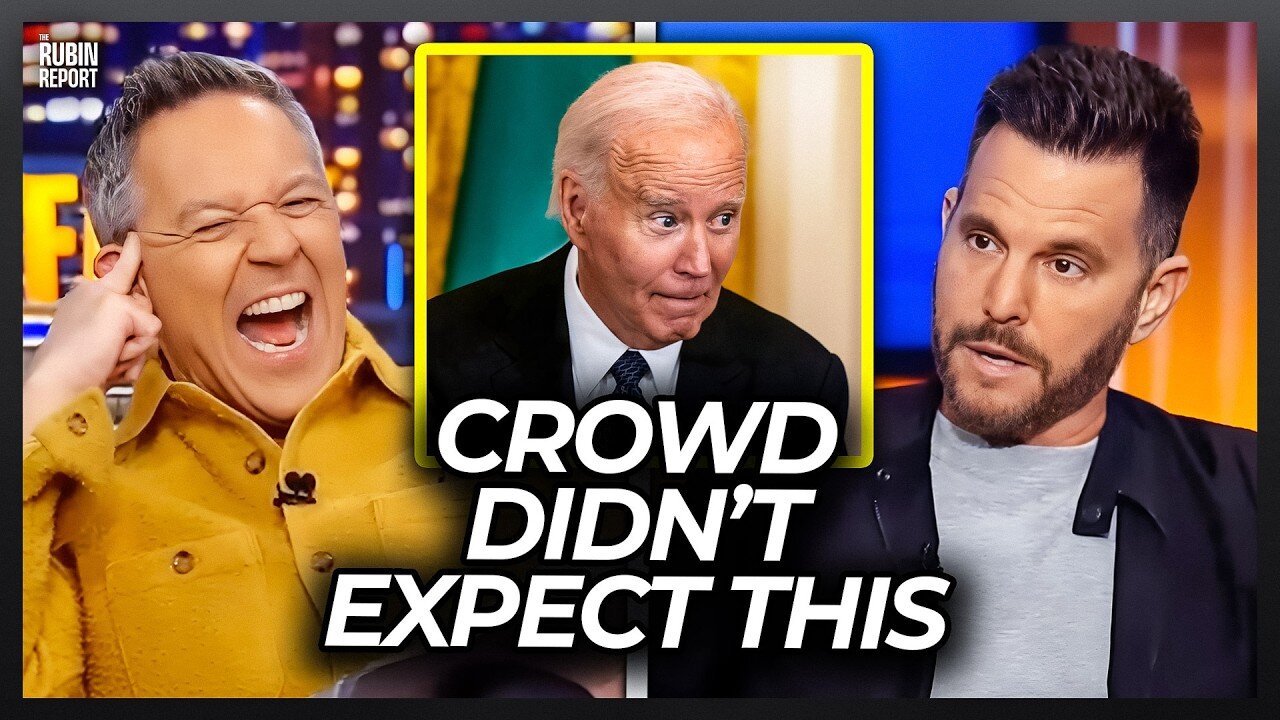 Greg Gutfeld! Crowd Roars at Dave Rubin’s Reaction to Woodward’s Biden Revelations!!!