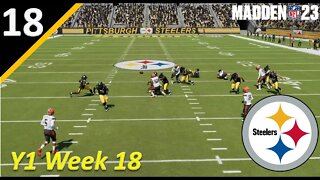 A Game of Absolute Deflections l Madden 23 Pittsburgh Steelers Franchise Ep. 18