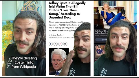 All references to Jeffrey Epstein DELETED from Bill Clinton’s Wikipedia page…