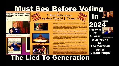 MUST WATCH BEFORE VOTING 2024 Real Indictment Against Donald J Trump Presented By Attorney Wyn Young