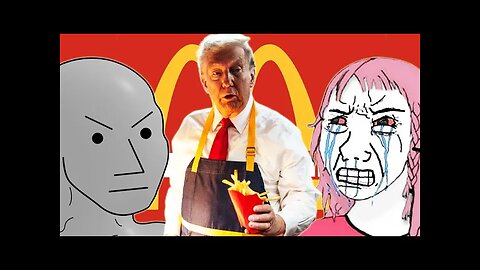 Leftists React to Trump Working at McDonalds