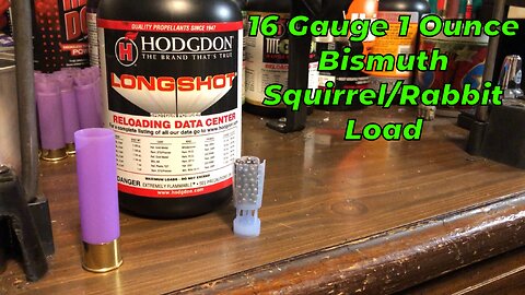 16 Gauge 1 Ounce Bismuth Shot For Rabbits/Squirrels