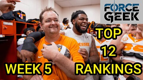COLLEGE FOOTBALL | WEEK 5 | RANKINGS