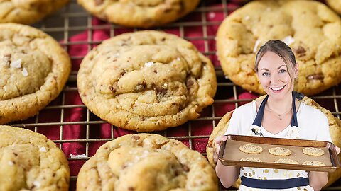 Brown Butter Toffee Cookies