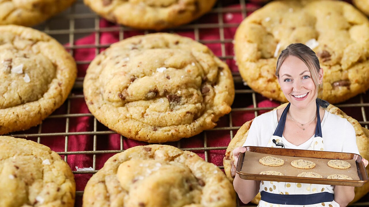 Brown Butter Toffee Cookies