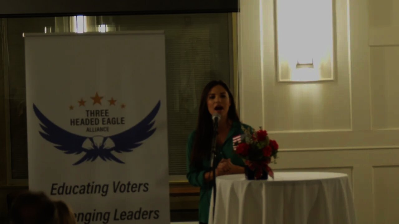 Catalina Lauf at Three Headed Eagle Alliance Meeting