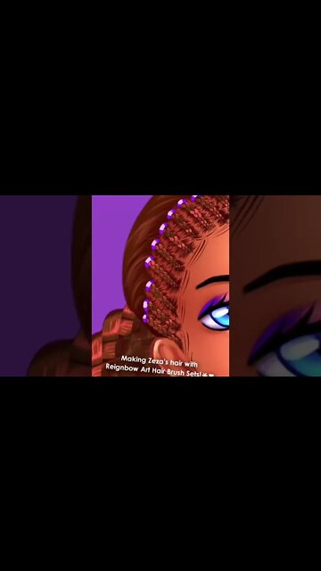 I paint quick and easy Braids and cornrows with Reignebo Art - Hair Styles #2 - Digital Art brushes!