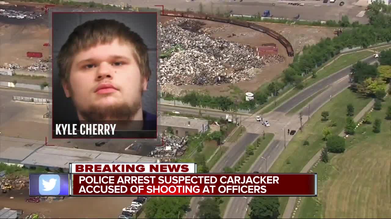 Second suspect in custody in carjacking of off-duty officer in Detroit, shots fired at officers