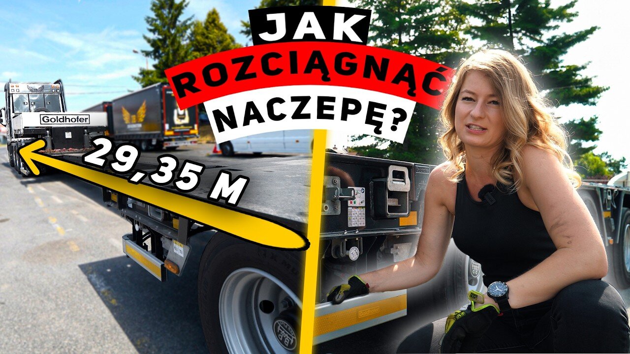 GABARYTY- Jak ROZCIĄGNĄĆ naczepę Goldhofer MPA-7 How to EXPAND a Goldhofer MPA-7 trailer