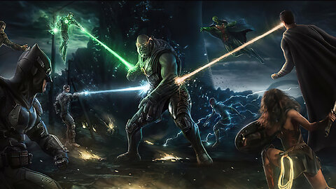 Best Anime Fight - Justice League vs Darkseid