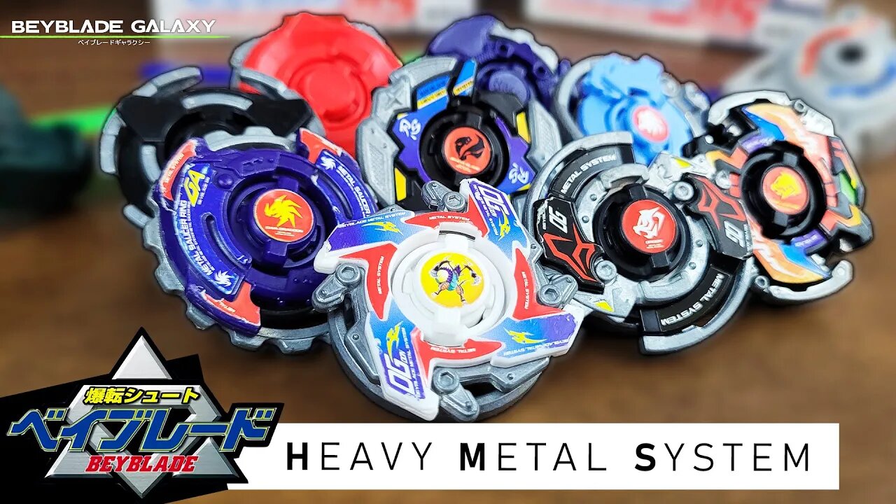 METAL! Os sistemas de BAKUTEN SHOOT BEYBLADE - Parte 5 - HMS ou HEAVY METAL SYSTEM