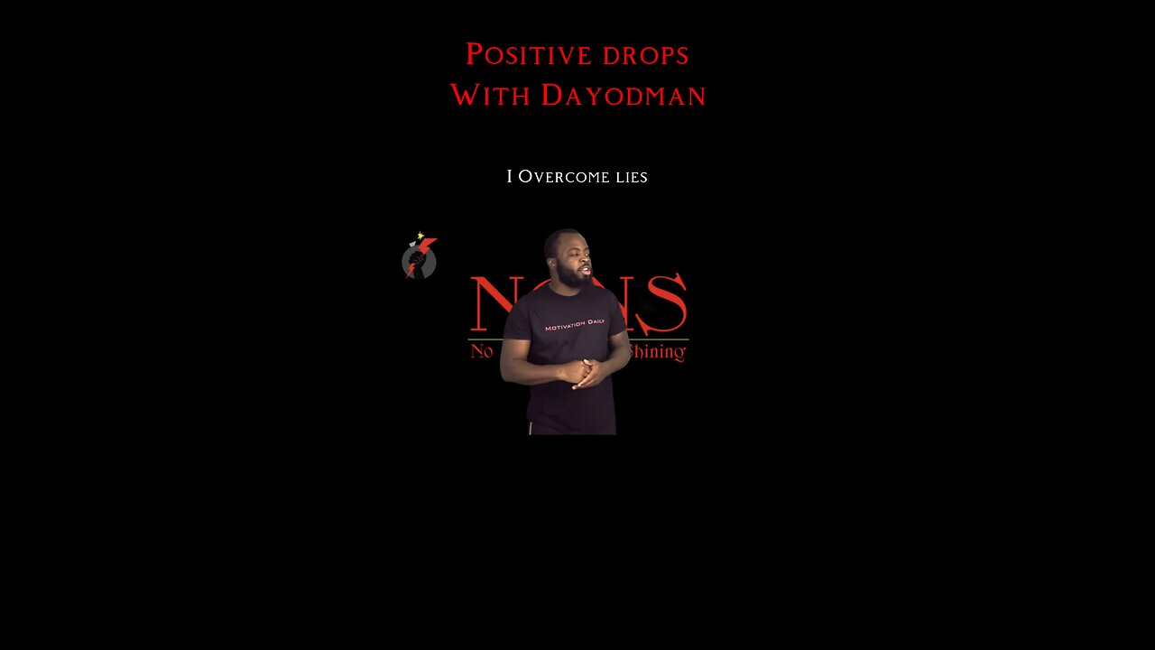 I Overcome Lies Doubt #dayodman #motivation #eeyayyahh #motivationalspeaker #lie
