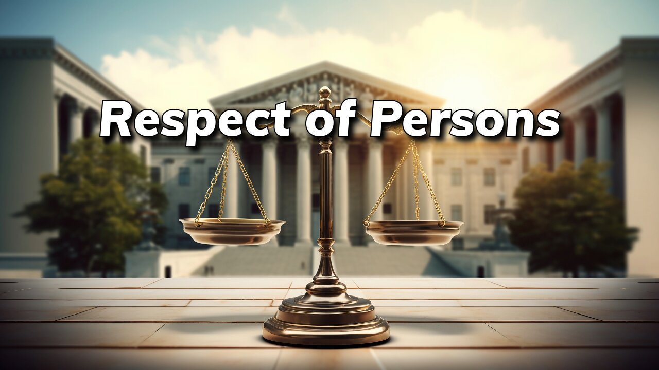 Respect of Persons - Brother Dillon Awes | Stedfast Baptist Church