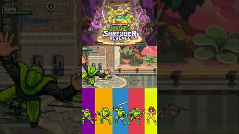 TARTARUGAS NINJAS SHORTS #61 - FASE 11