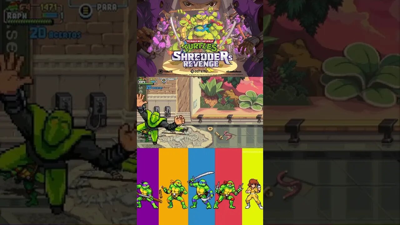 TARTARUGAS NINJAS SHORTS #61 - FASE 11