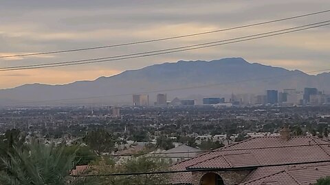 Did you see the soupy skies over Las Vegas today? Check this out! 12.16.2024 #lasvegas #follow #fyp
