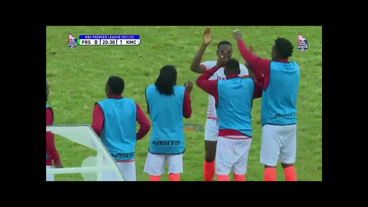 TANZANIA PRISONS vs KMC: Hili hapa goli la KMC