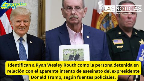 Un segundo intento de asesinato contra el expresidente Trump.