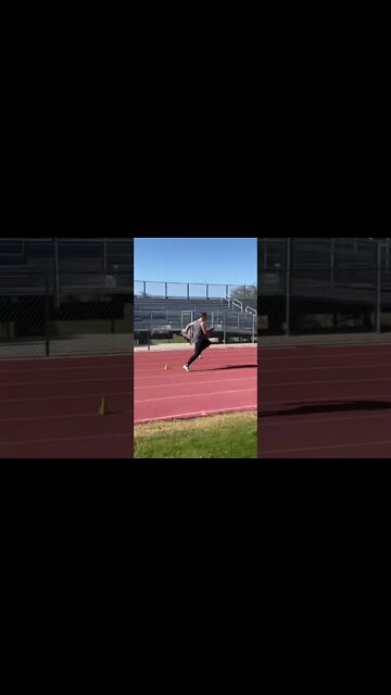 Relaxing my way to a PB 10-40m Fly🔥#sprinting #speedtraining