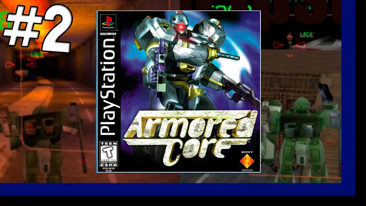 ARMORED CORE (PS1) Gameplay - Protegendo o Trem! #2