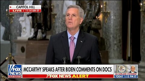 Kevin McCarthy: Congress Has To Investigate Biden's Classified Documents