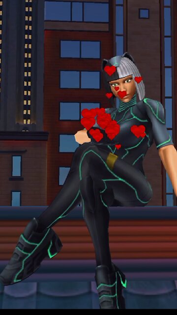 Black Cat with Spider Fighter😈👍 #shorts #music