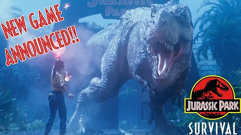 NEW JURASSIC PARK GAME ANNOUNCED!! - Jurassic Park Survival 4K