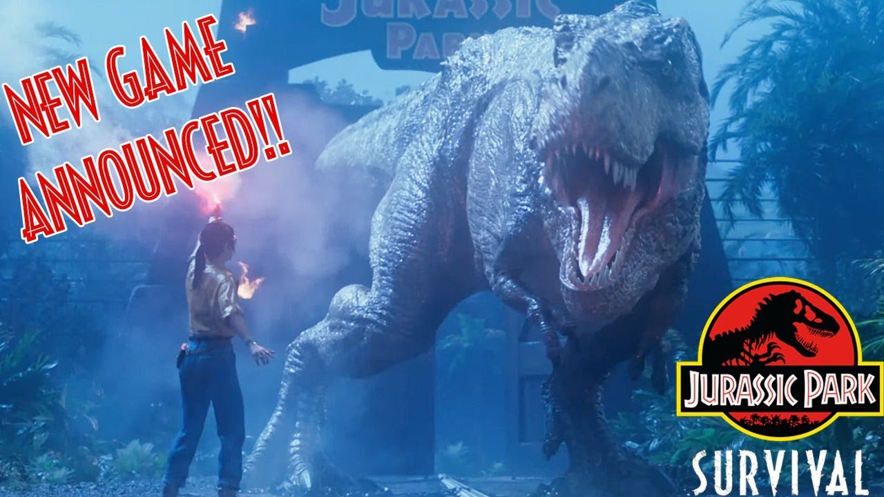NEW JURASSIC PARK GAME ANNOUNCED!! - Jurassic Park Survival 4K
