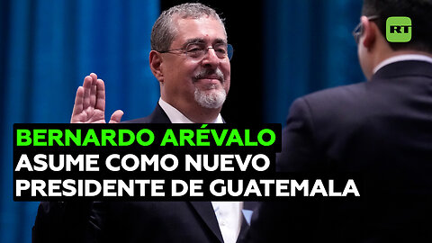 Bernardo Arévalo jura como nuevo presidente de Guatemala
