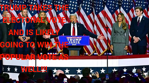 President Elect Donald J Trump! A massive comeback win for Pres. Trump!