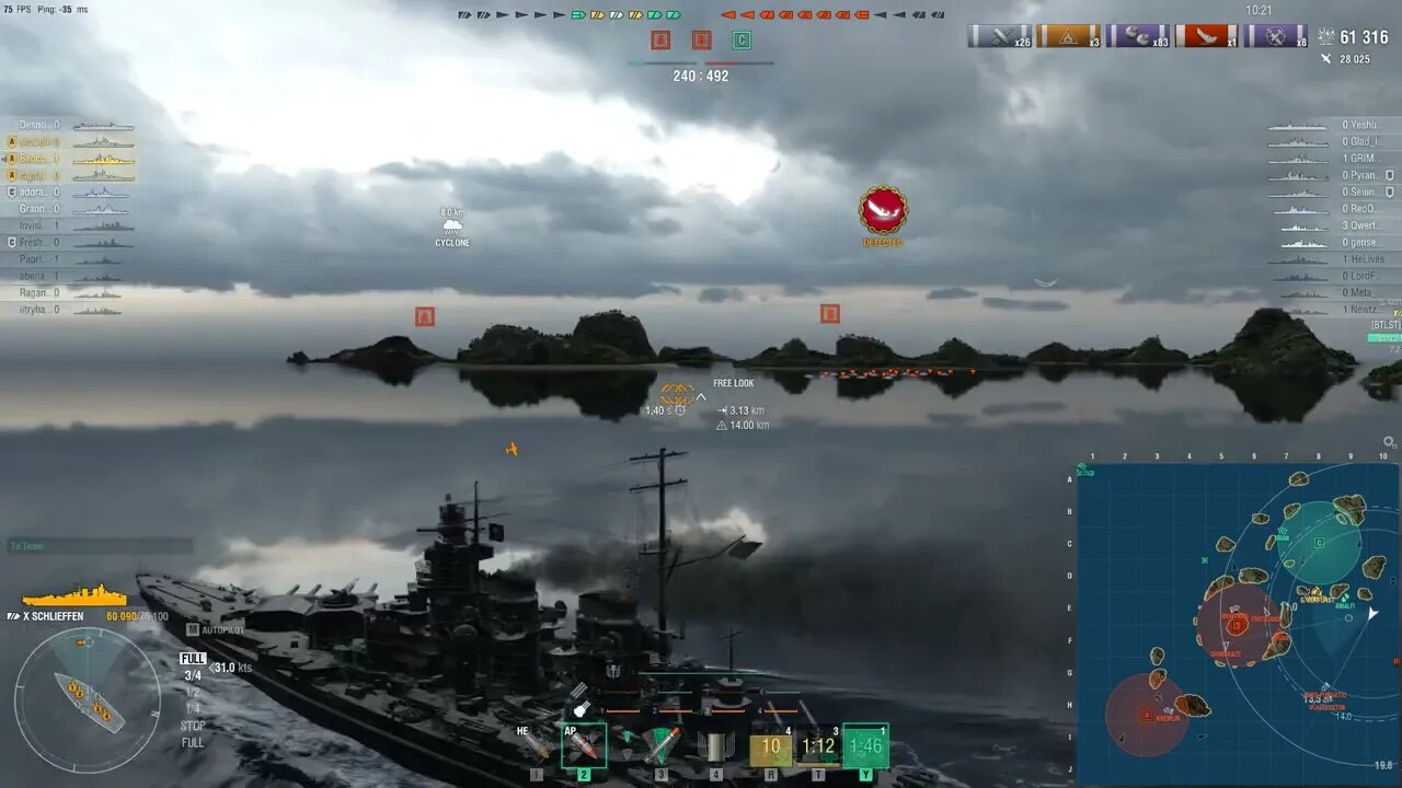 When the CV cant CV. This is what happens World of warships