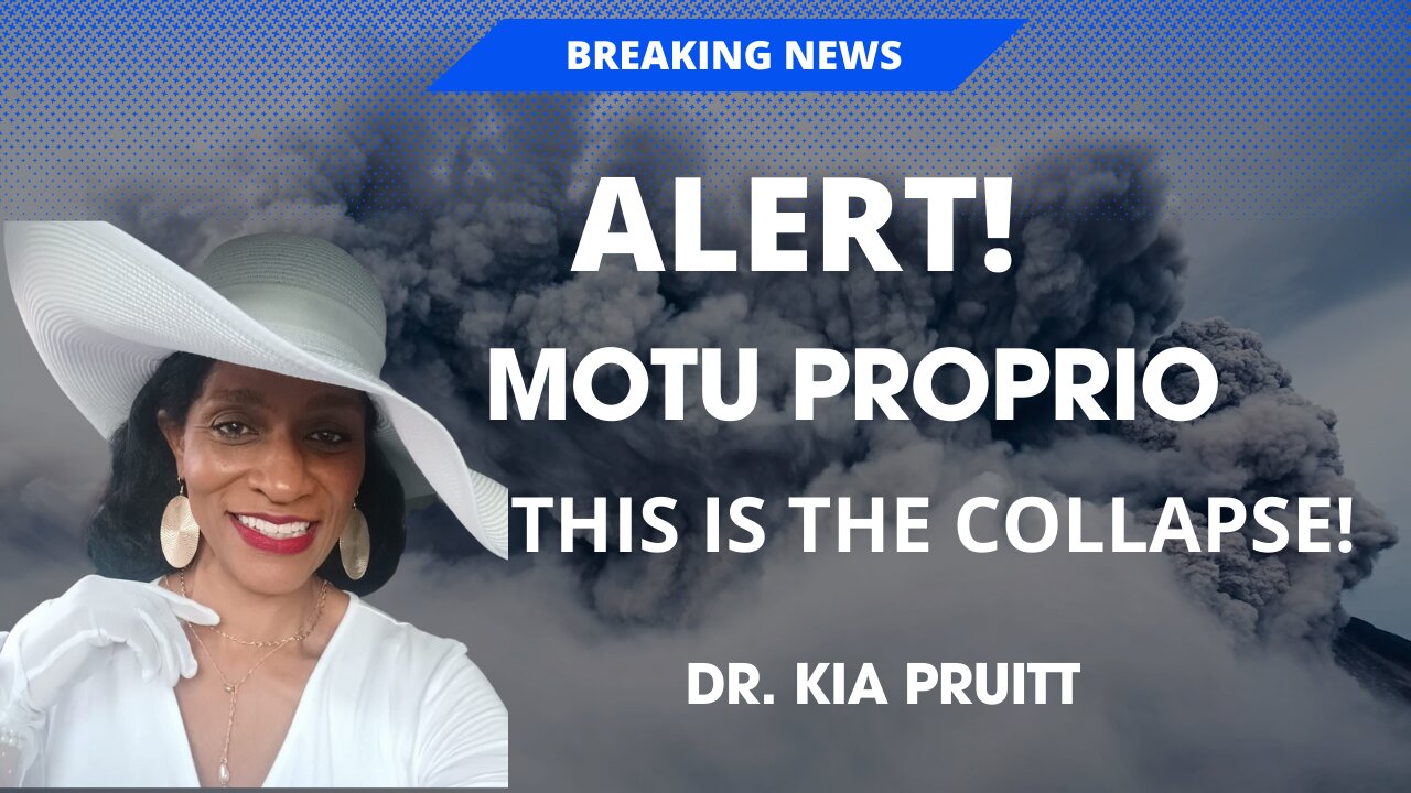 Alert! Pope Francis Warned Us That The Deep State, Fake Govt Would Collapse #MotuProprio