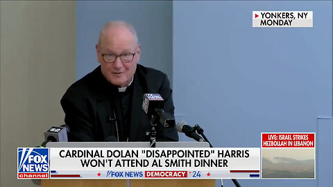 Cardinal Raises Eyebrows After Sharing What Schumer Told Him About Kamala Skipping Al Smith Dinner