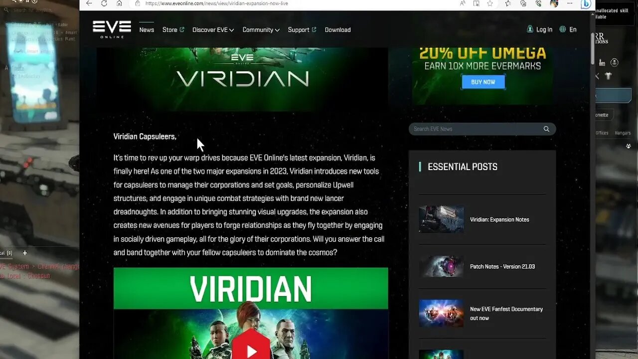 EVE Online Viridian Expansion Review