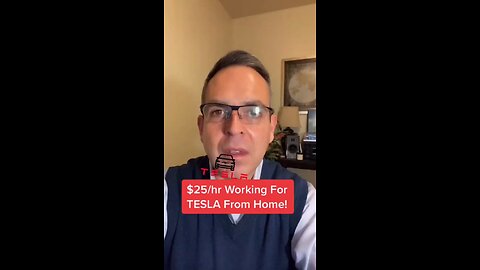 $24/hr Working from TESLA from home...🔥#TechDisruptionFuture #TechTrends#RevolutionaryTech