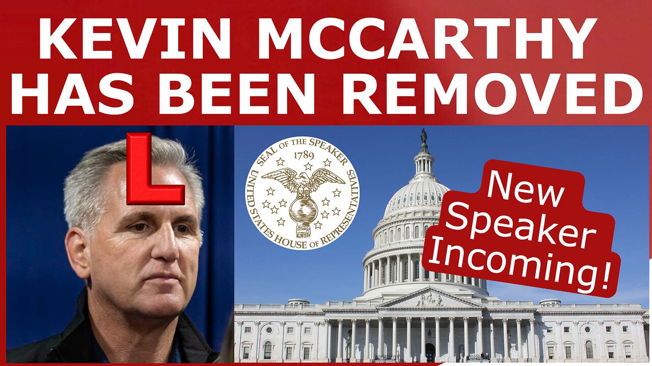 BREAKING: Kevin McCarthy OUSTED as Speaker of the House by Matt Gaetz